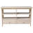 Solid Parawood TV Stand With Customizable Finish, Easy Assembly, And Ample Storage Space