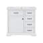 Meuble-lavabo 36 po avec lavabo, lavabo en céramique, 2 tiroirs basculants, charnières de porte à fermeture en douceur, blanc-2134905080
