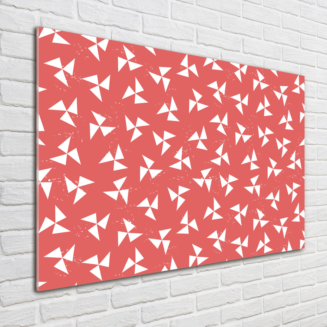 Geometric Background - Unframed Art Prints on Glass