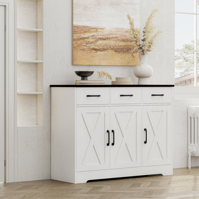 Tahara 42.5" Wide 3 Drawer Sideboard