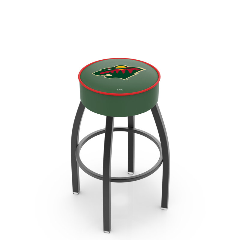 NHL Bar & Round Counter Stool, Minnesota Wild, Counter Stool (25" Seat Height)