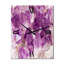 Horloge murale abstraite mauve en métal mauve-989518721