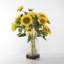 Arrangement floral à fleurs dans un vase décoratif