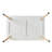 Dining Table - For 4 To 6 People Scandinavian Table - MDF Top - L110*P70*H74CM (White)