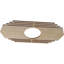 H 28 po x l 14 po x P 7 3/8 po x P 3/8 po, médaillon de plafond en bois ajouré Chrysler-63411852-63411834