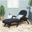 Chaise longue avec coussin