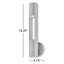 Olso 2 - Bulb 18.25'' H Outdoor Armed Sconce-300135154