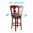 Claxton Swivel Upholstered Counter Stool-1282908009