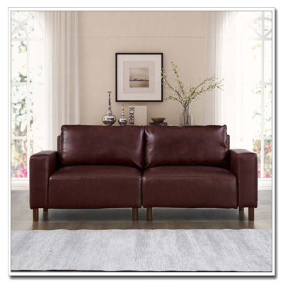 Grand canapé 78,5 po en similicuir PU
