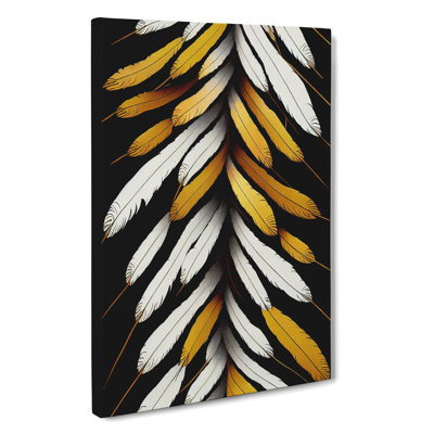 Exceptional Feathers - Wrapped Canvas