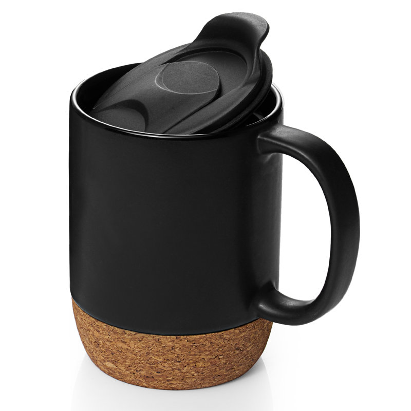 Stoneware Coffee Mug, Black