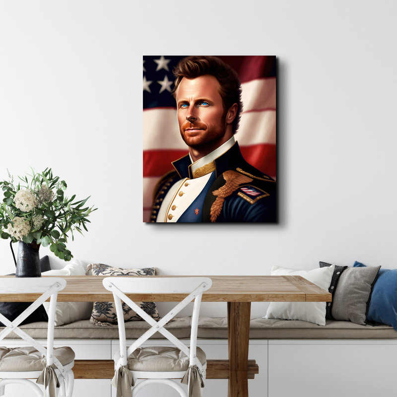 «Country Music Dierks Bentley» par Stephen Chambers - photographie sur toile tendue, H 18 po x l 15 po x P 1,5 po