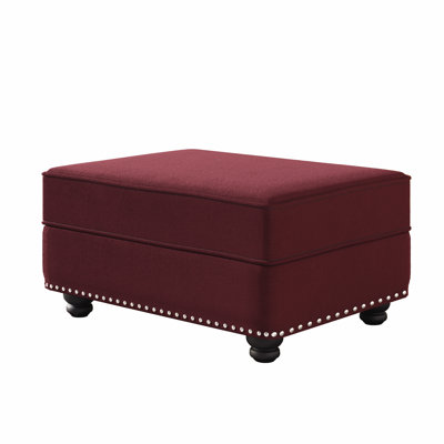 Repose-pieds en velours à combiner avec un canapé 1 place, un canapé 2 places et un canapé 3 places, convient aux salons, appartements, bureaux, bourgogne
