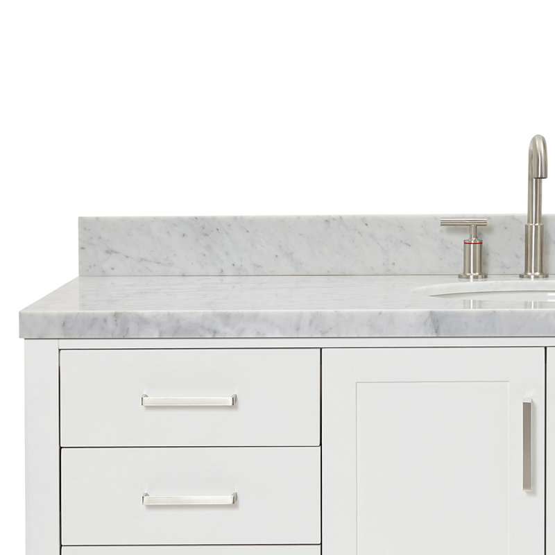 Magnolia Bath Vanity Oval Basin S061SCWOV, White