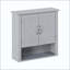 Armoire de rangement murale pour salle de bain, armoire murale multifonctionnelle avec tablettes réglables, armoire à pharmacie pour la salle de lavage et la cuisine et le salon