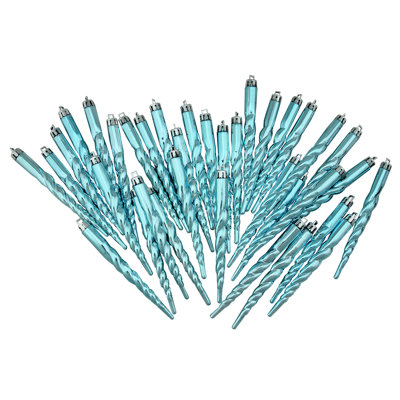 3Shatterproof Icicle Christmas Ornaments