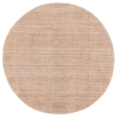 Erroll Pollux Carolene Geometric Handmade Tufted Jute Natural