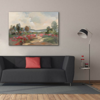 Epic Graffiti 'Path To The Lake'  by Silvia Vassileva Canvas Wall Art