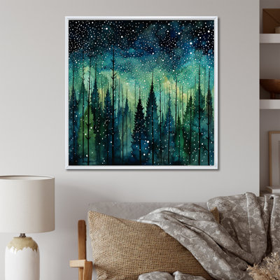 Green Winter Forest Wonderland - Fruits Wall Art
