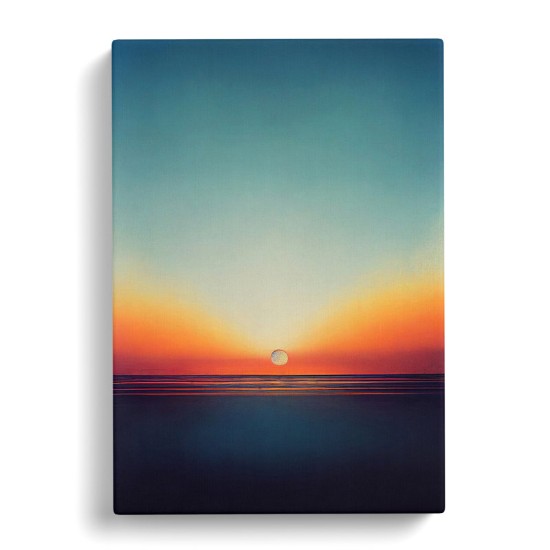Superb Sunset View - Wrapped Canvas, 50cm H x 35cm W x 3cm D