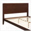 Lit plateforme moderne en bois de bambou de taille moyenne de 12 pouces avec support en lattes de bois, aucun sommier requis, assemblage facile-1890079688-1890079733