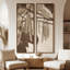 «Vintage Landscape Wall Art», ensemble de 2 toiles encadrées 20 x 60 pouces-904219021