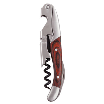 Spruce Double-Hinged Corkscrew with Wood Handle