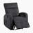 Stauton 29" Modern & Contemporary Textured Microfiber Reclining Chair with Space-Saving Wall-Hugger Design & Armrest Magazine Pocket