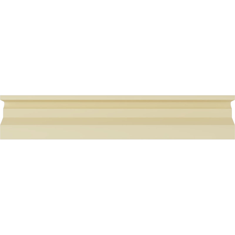 Primed Architectural Urethane Crown Moulding 7-ft 10-1/2-in