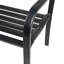 Banc de jardin en métal Avery