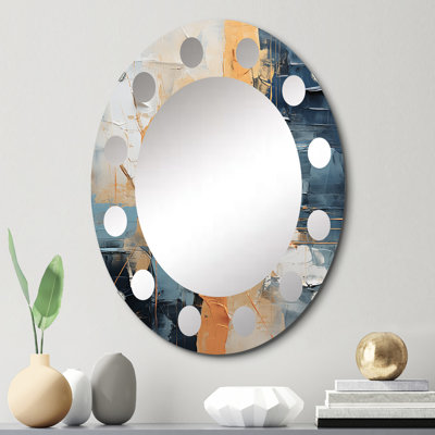 Amesley - Miroir mural moderne ovale