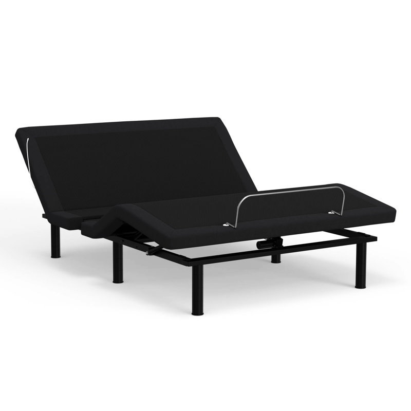Base de lit réglable pour grand lit avec minuterie et base à commande vocale à 16 boutons: position optimale en apesanteur