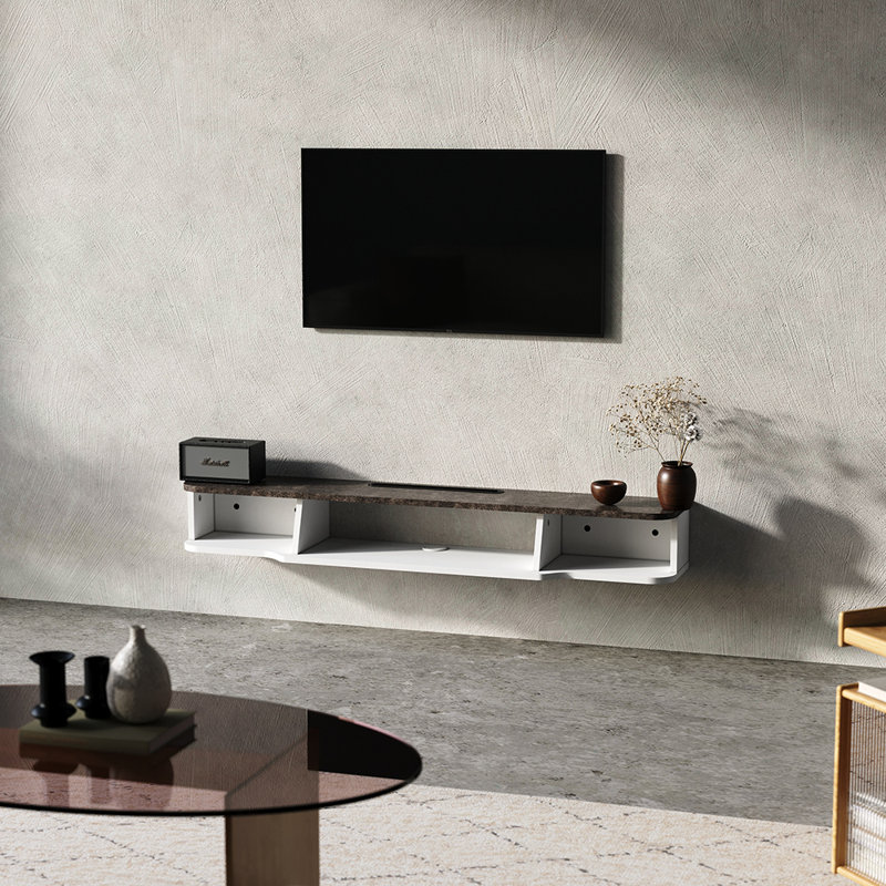 Oaklynd Unfinished Floating TV Stand for TVs up to 24"