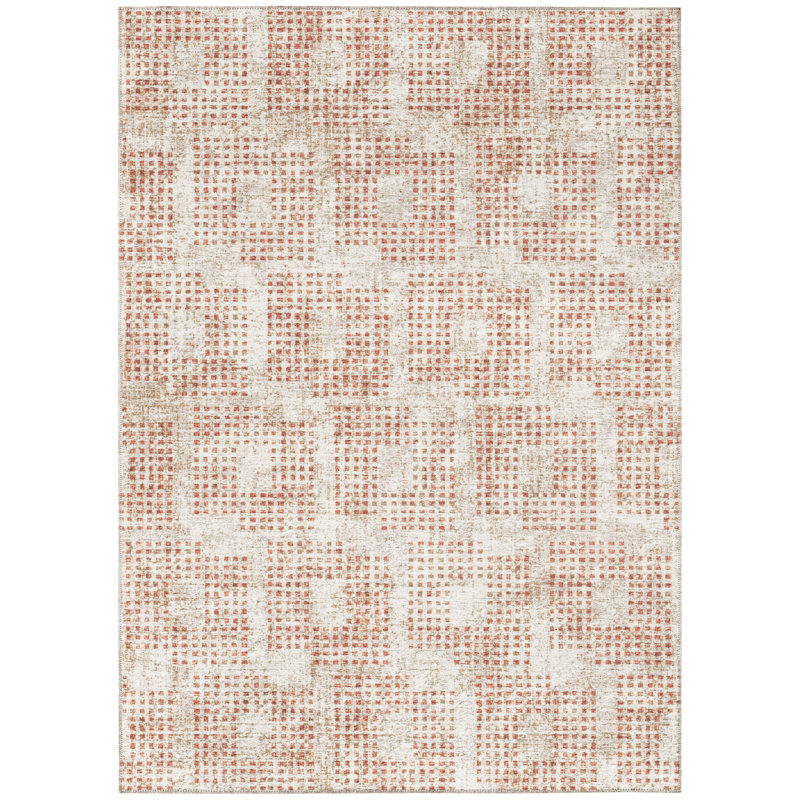 Jahira Performance Chenille Washable Indoor / Outdoor Rug, Rectangle 5' x 7'6"