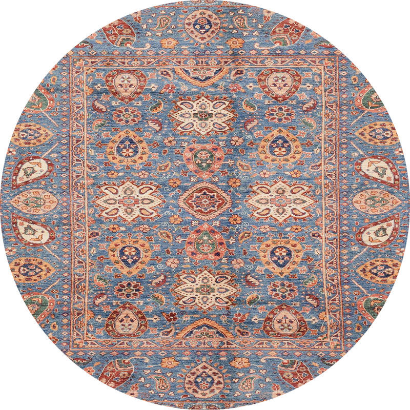 Abstract Indoor Rug, Round 3'