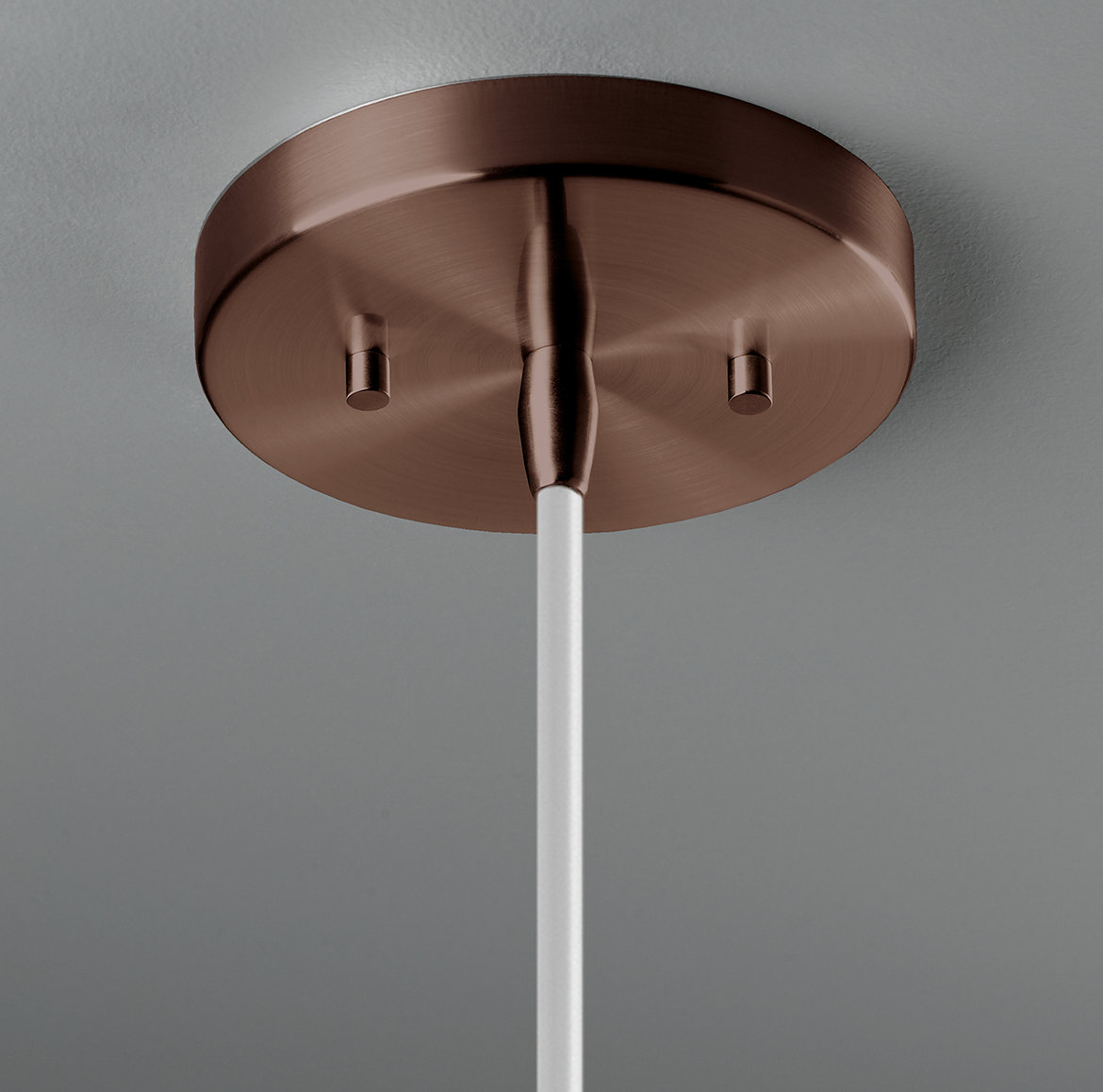 Leni Single Light Ceramic Dimmable Pendant, Pewter Green, Dark Bronze