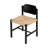 Arlette Mid-Century Modern Dining Chairs With Rope Woven Seats And Wood Frame