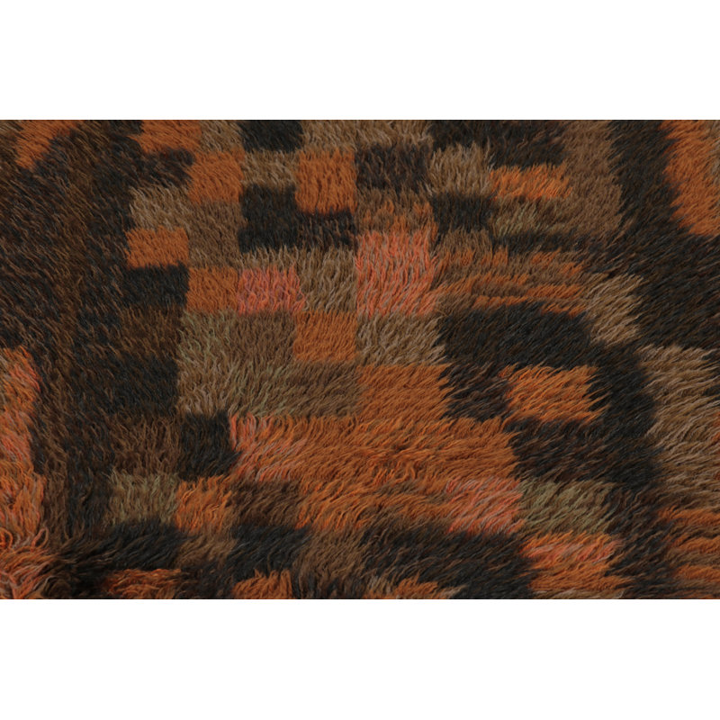 Scandinavian One-of-a-Kind 2'8x4'7 Hand Knotted Area Rug