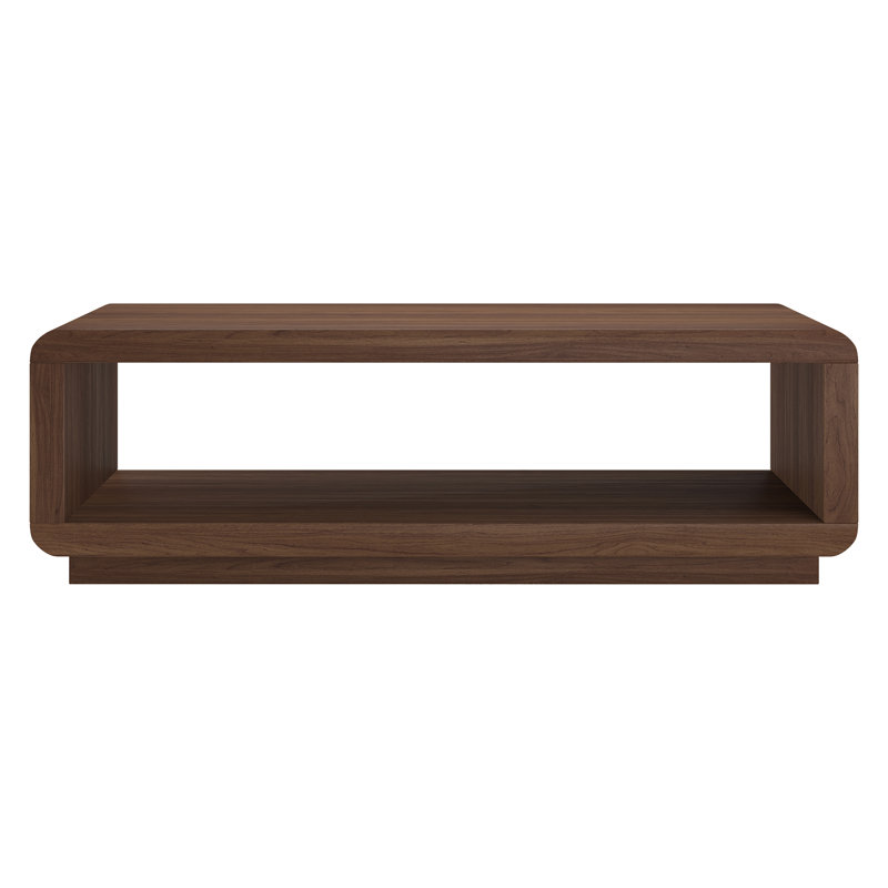 Table basse Briscoe, Noyer satiné