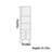 American style solid wood practical bookcase