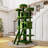 71" Multi-Level Cat Tree Tower with 2 Condos, 3 Perches, Hammock & Sisal Posts for Large Cats, Gray