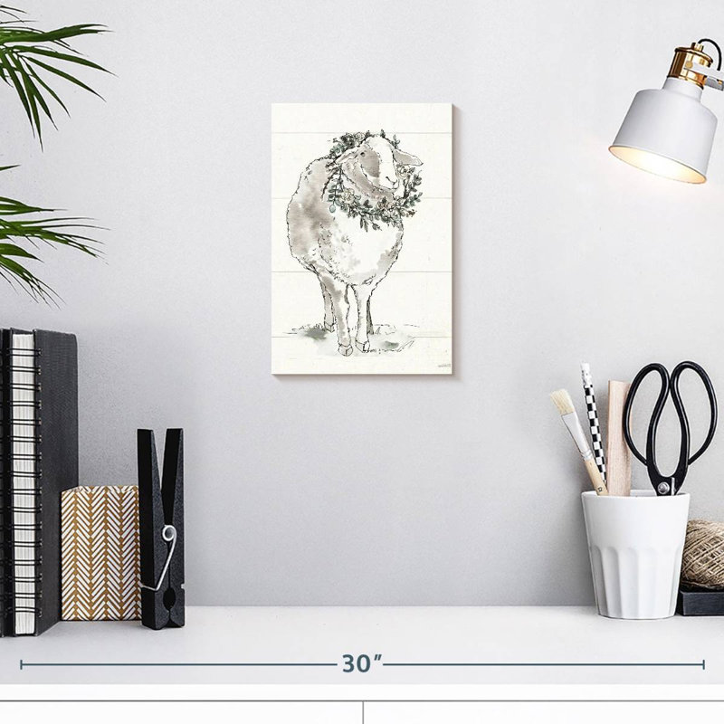 Brampt Modern Farmhouse XI, 12" H x 8" W