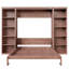 Lit escamotable avec bureau et bibliothèque Murphy-751310960