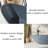 67” Freestanding Solid Surface Outdoor Soaking Stone Bathtub With Concrete Textured