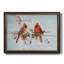 Cardinals in Winter, toile encadrée de qualité supérieure - prête à être accrochée-77682842-93536305