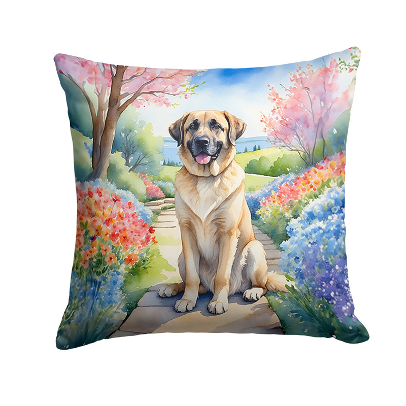 Coussin décoratif intérieur / extérieur Spring Path, H 18 po x l 18 po