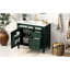 Meuble-lavabo moderne de 36 po - armoire avec lavabo, 2 tiroirs, tiroir coulissant et lavabo de rangement-283138265