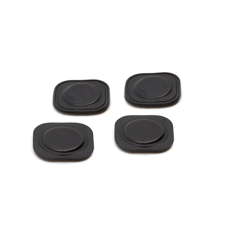Dritz 1-1/8" Square Sew-On Magnetic Snaps, 12 Sets, Black
