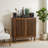 Sideboard Buffet Cabinet With Storage,Farmhouse Buffet Cabinet With Louvered Doors, Wood Coffee Bar Storage Cabinet For Kitchen, Dining Room, Living Room