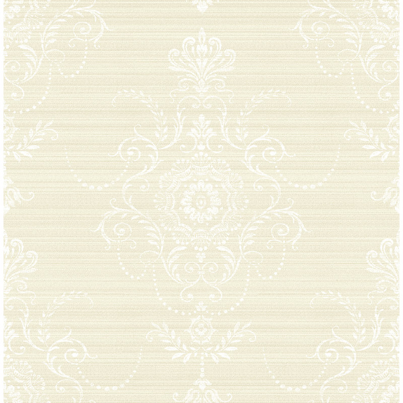 Rouleau de papier peint l 33 pi x p 20,5 po délicat Jewel, Banane